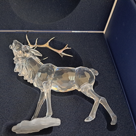 2002 Swarovski crystal Stag Elk in box never displayed pristine 291431 - Picture 5 of 8